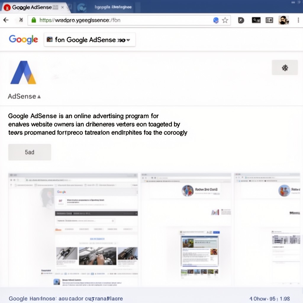 AI-generated illustration of Google AdSense