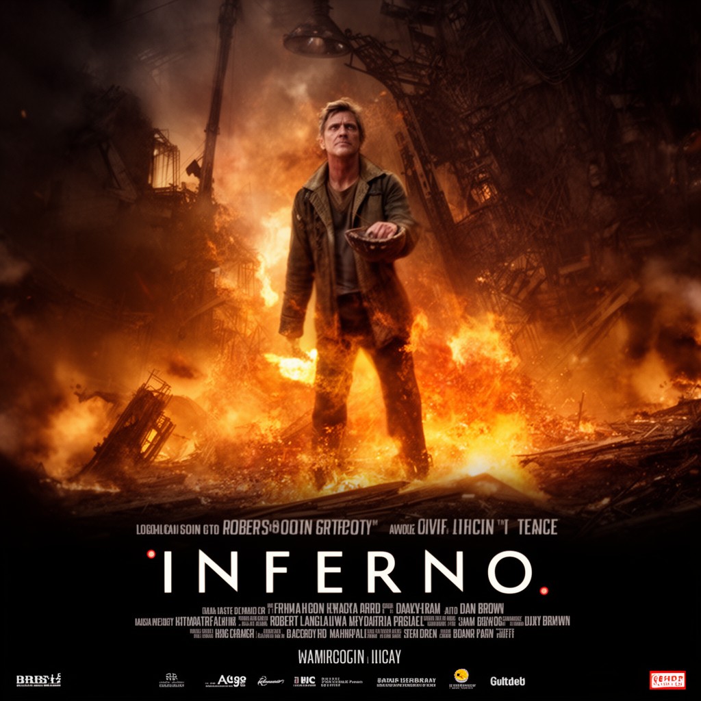 AI-generated illustration of Inferno (film)