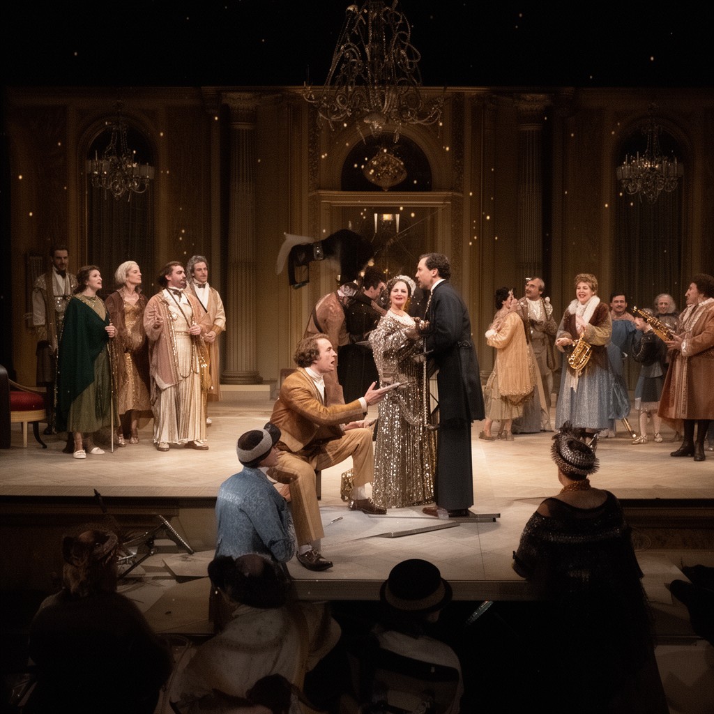 AI-generated illustration of The Great Gatsby (opera)
