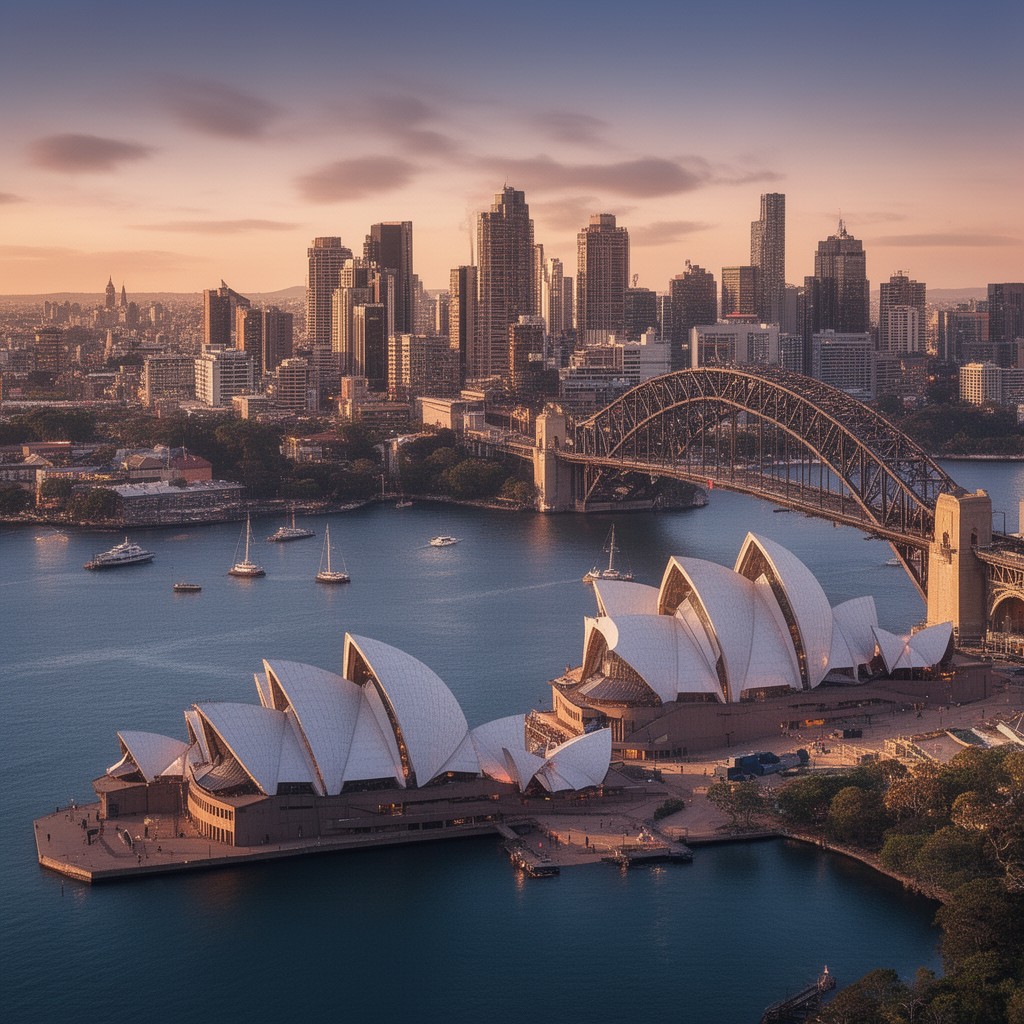 AI-generated illustration of Sydney