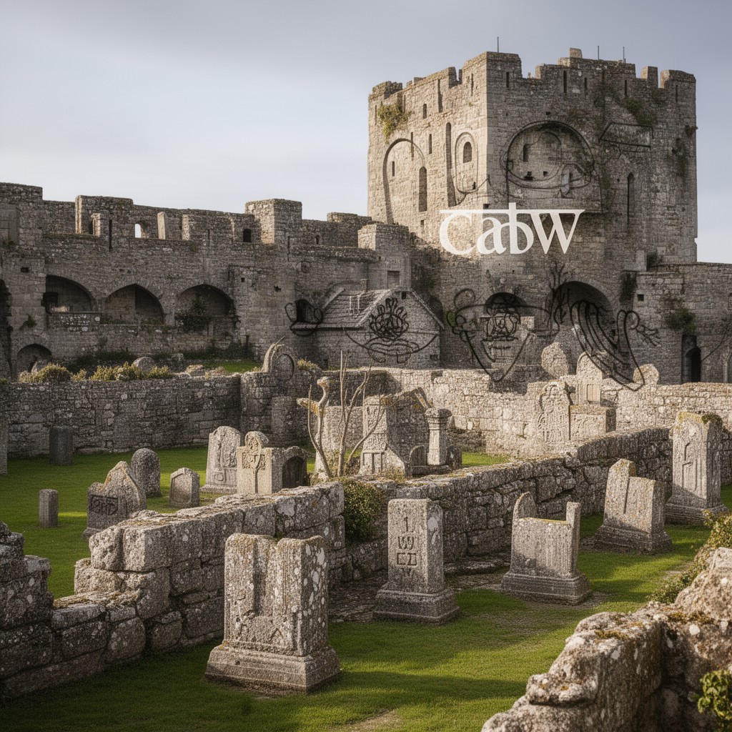 AI-generated illustration of Cadw