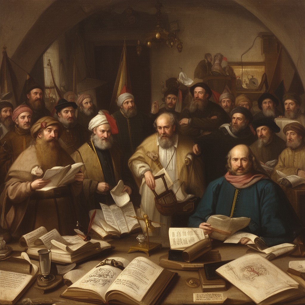 AI-generated illustration of Polish Brethren