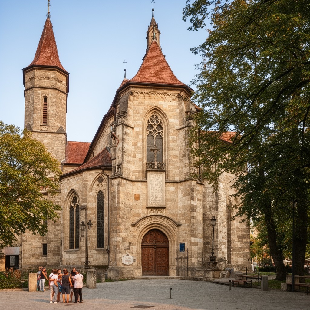 AI-generated illustration of Hungarian Unitarian Church