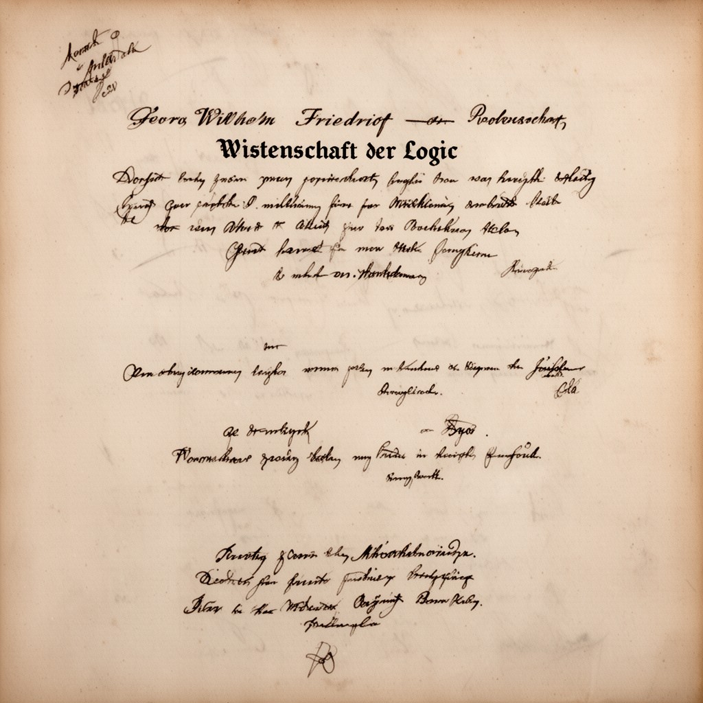 AI-generated illustration of Wissenschaft der Logik