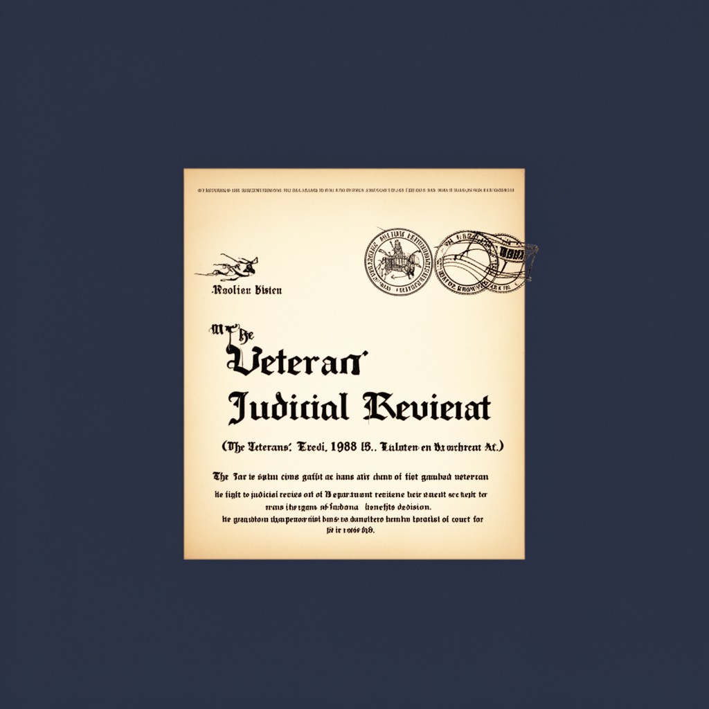 AI-generated illustration of Veterans’ Judicial Review Act
