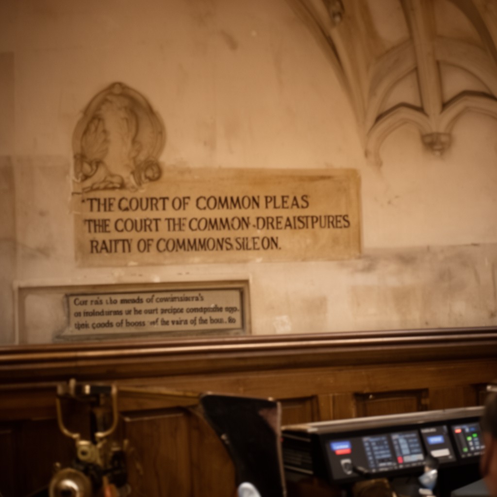 AI-generated illustration of Court of Common Pleas