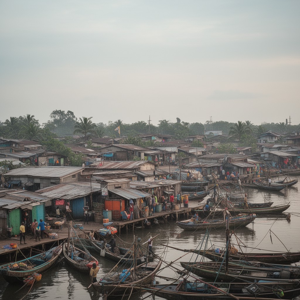 AI-generated illustration of Okrika