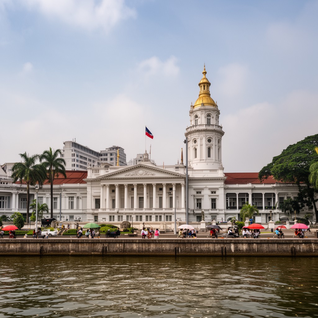 AI-generated illustration of Malacañang Palace