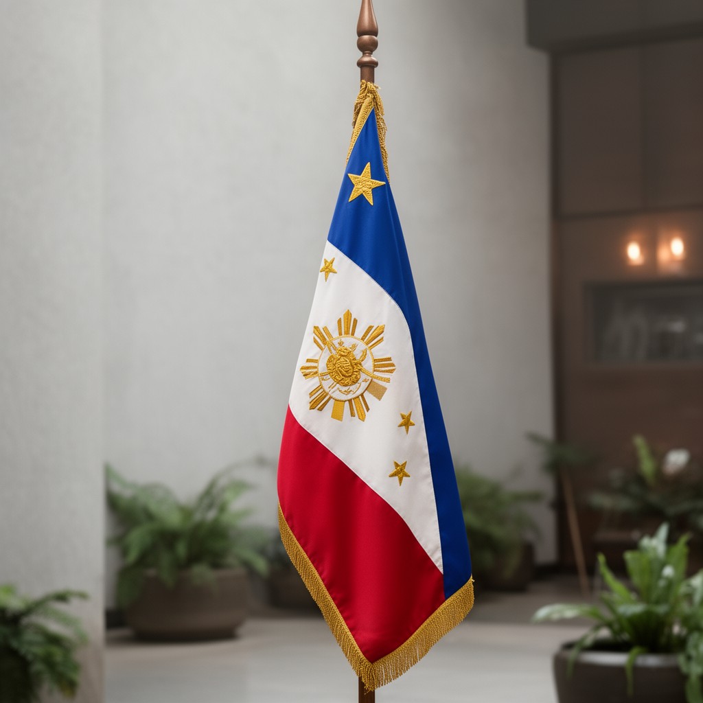 AI-generated illustration of Presidential Flag of the Philippines