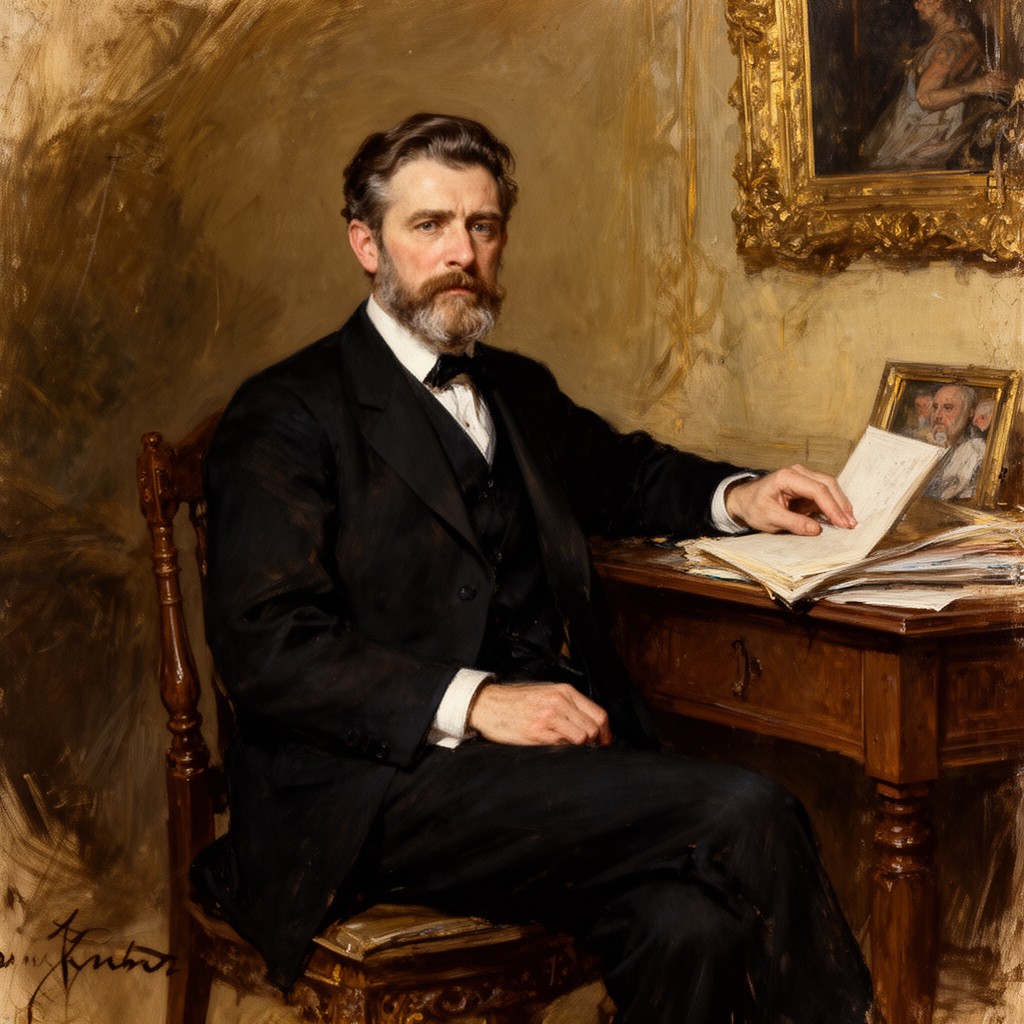 AI-generated illustration of John Singer Sargent