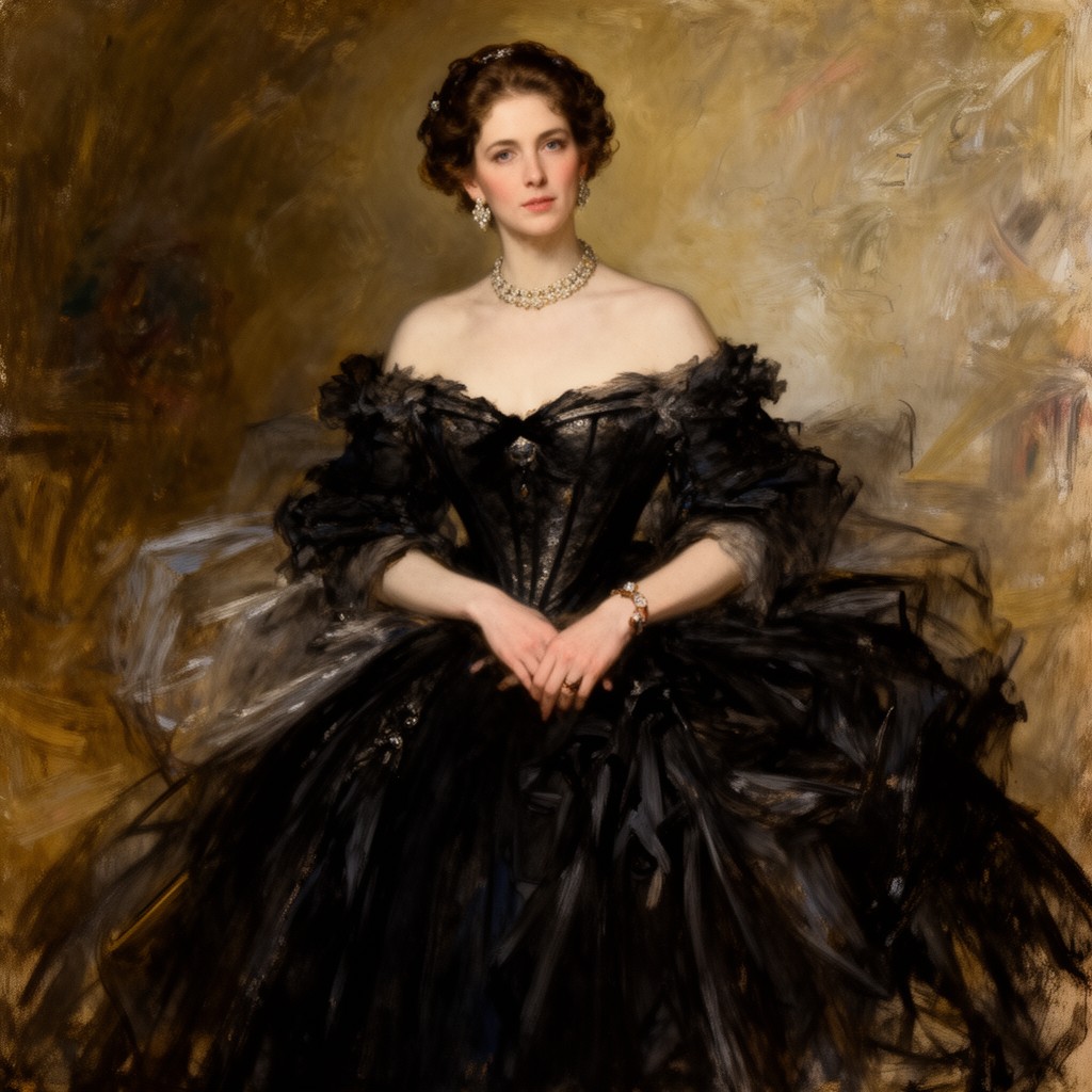 AI-generated illustration of Madame X