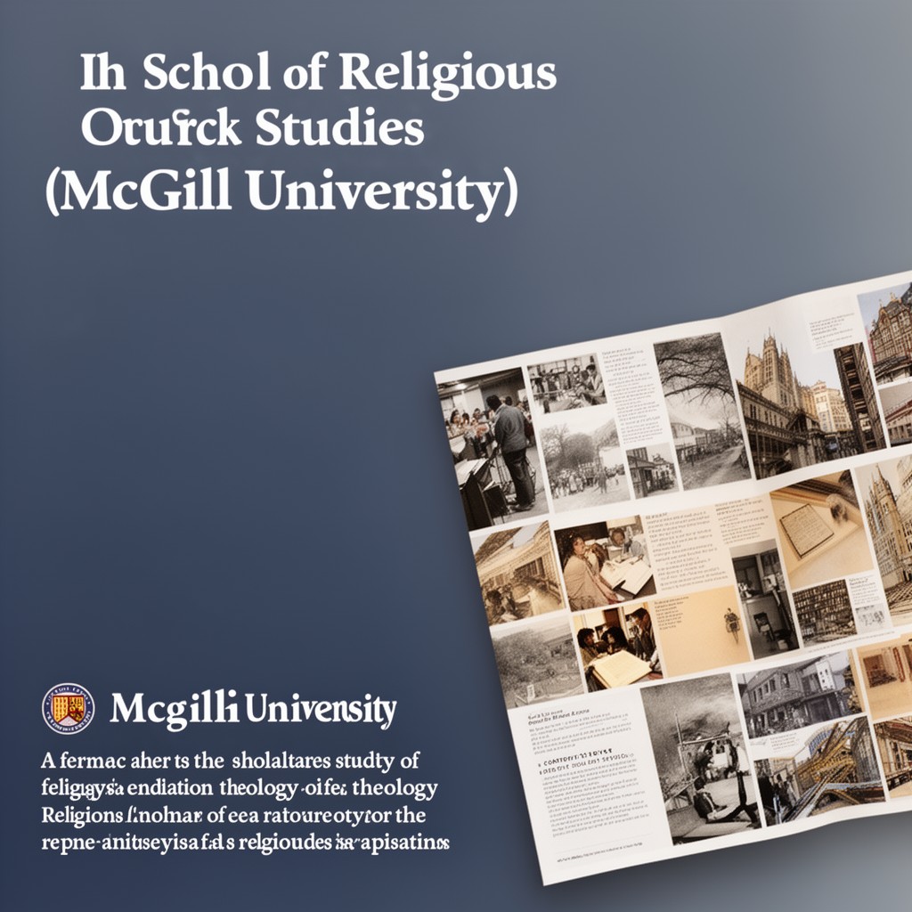 AI-generated illustration of School of Religious Studies (McGill University)