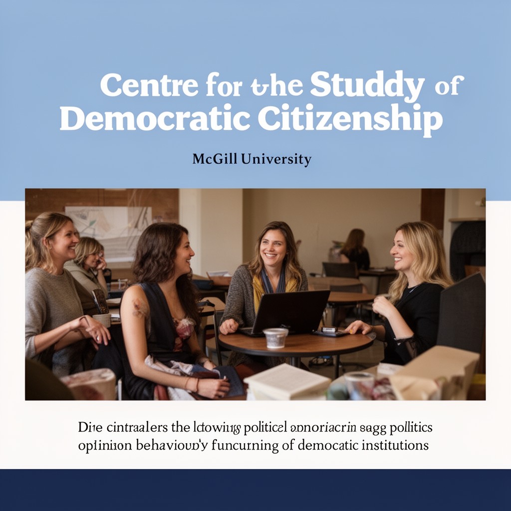 AI-generated illustration of Centre for the Study of Democratic Citizenship (McGill University)