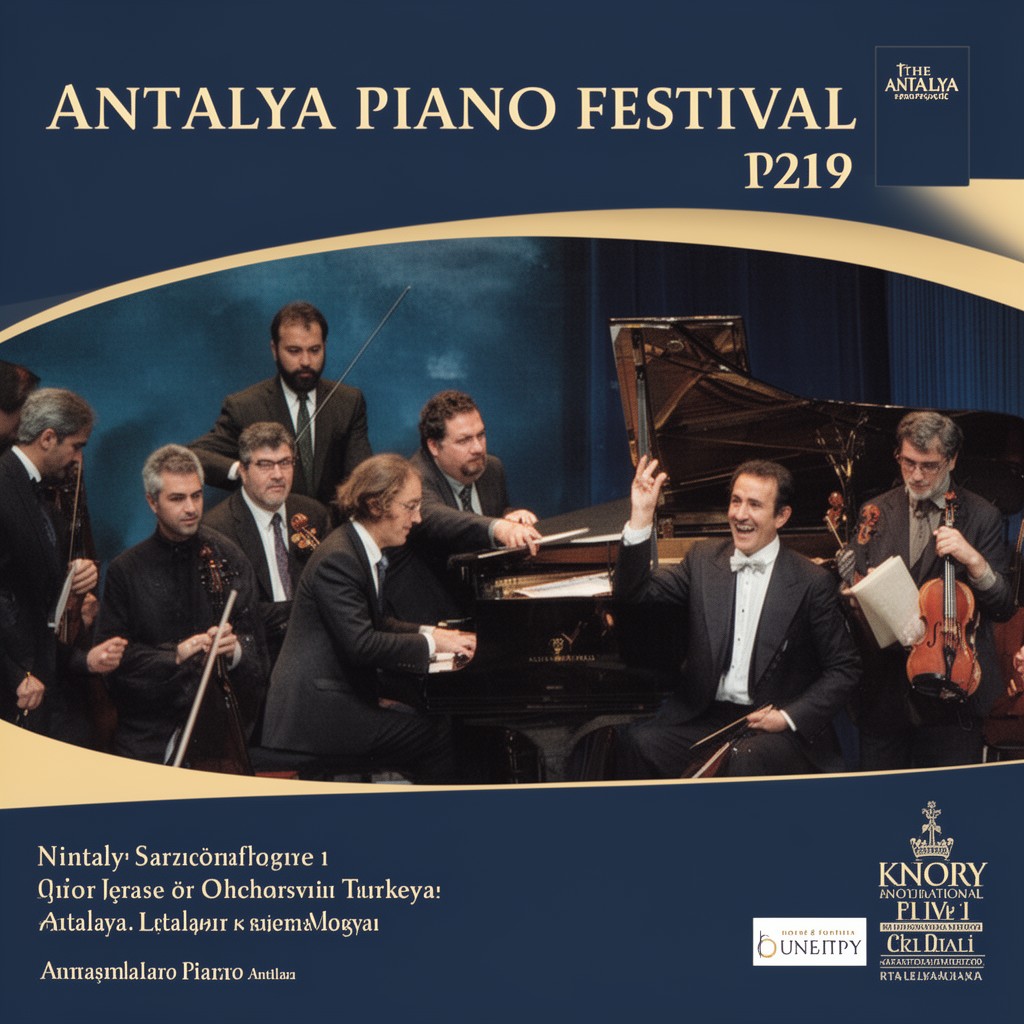 AI-generated illustration of Antalya Piano Festival