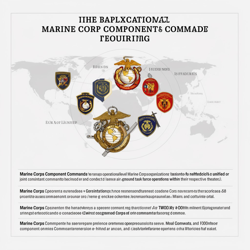 AI-generated illustration of Marine Corps component commands