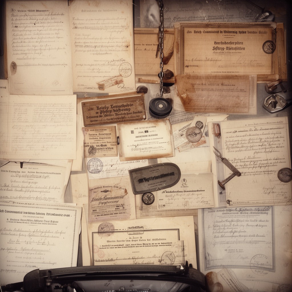 AI-generated illustration of Reich Commissariat for the Treatment of Enemy Property