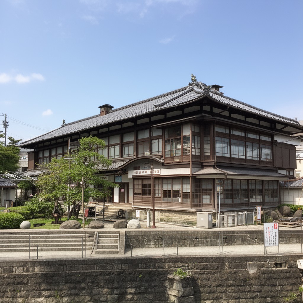 AI-generated illustration of Tsukiji Naval Training Center