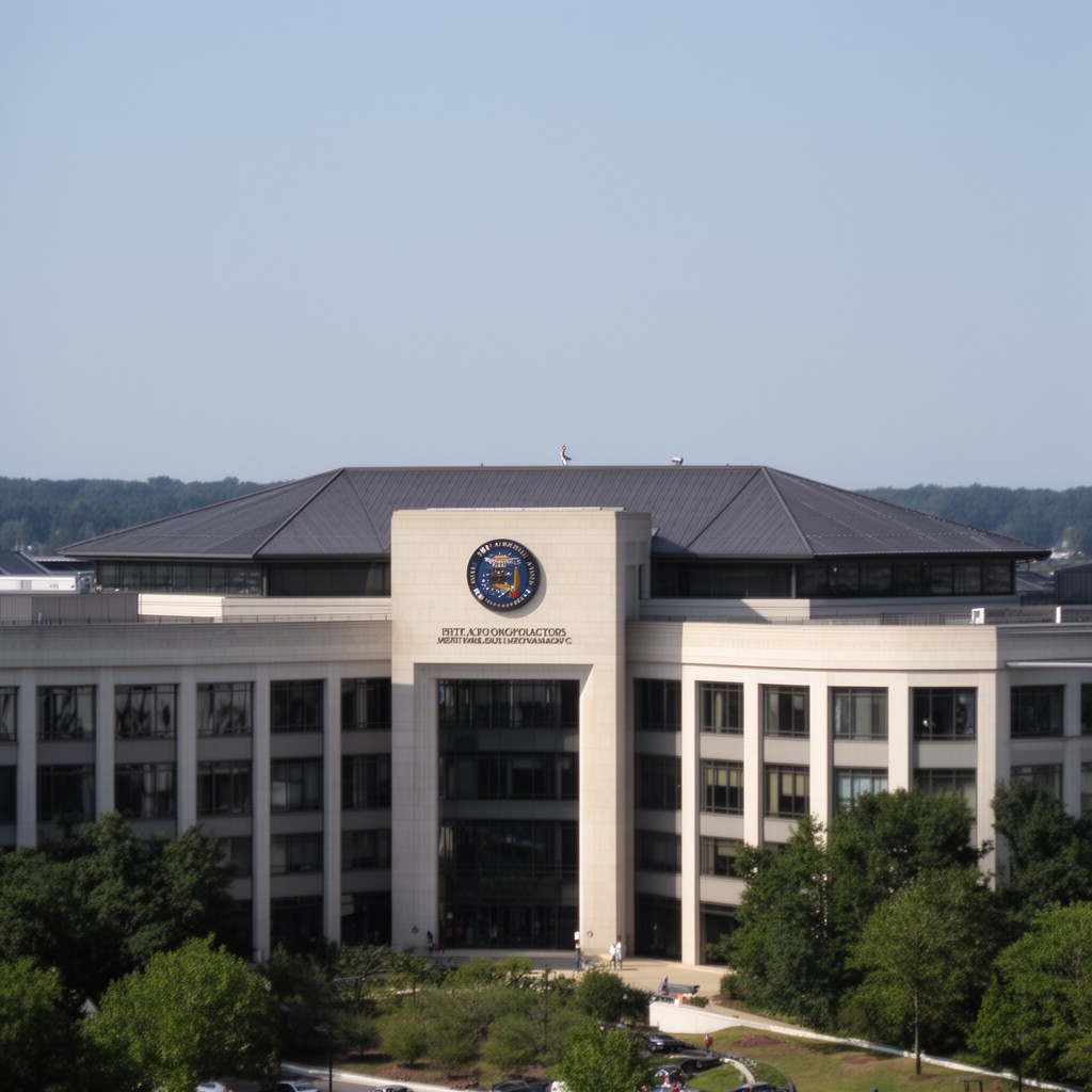 AI-generated illustration of CIA Headquarters