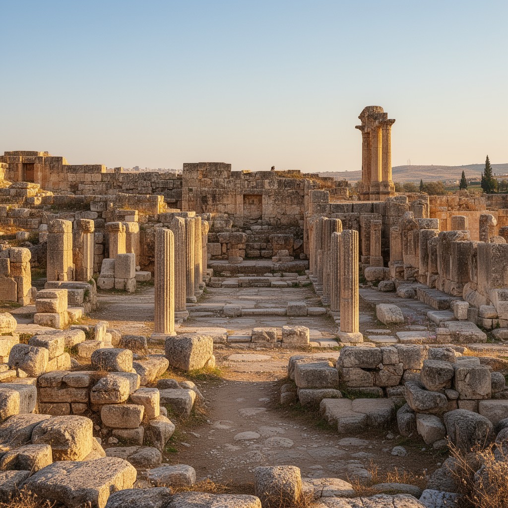 AI-generated illustration of Jerash