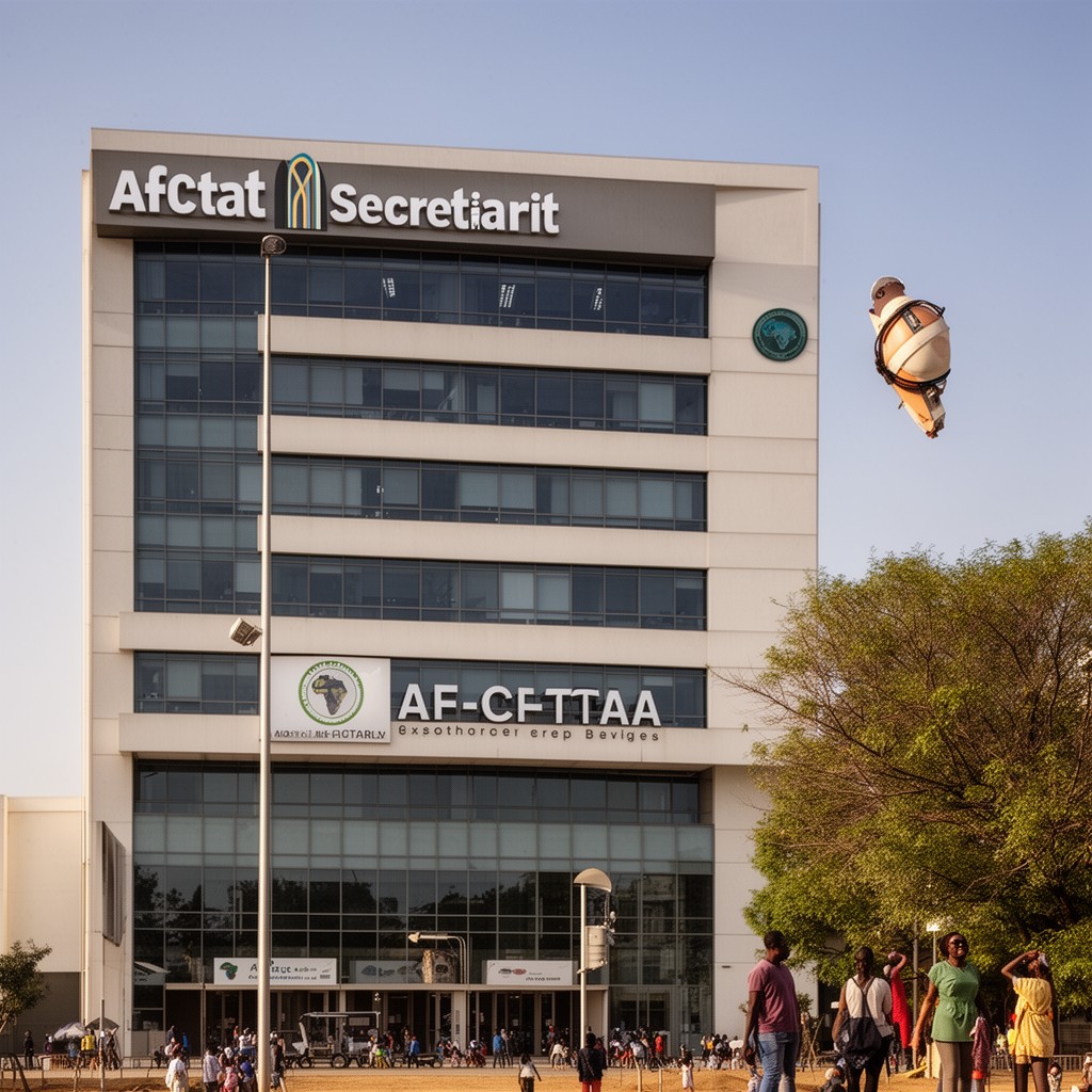 AI-generated illustration of AfCFTA Secretariat