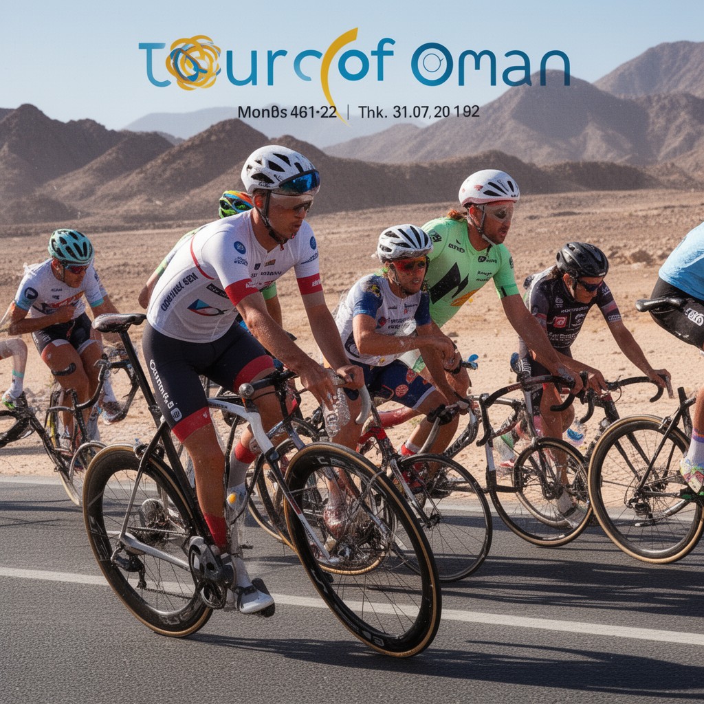 AI-generated illustration of Tour of Oman