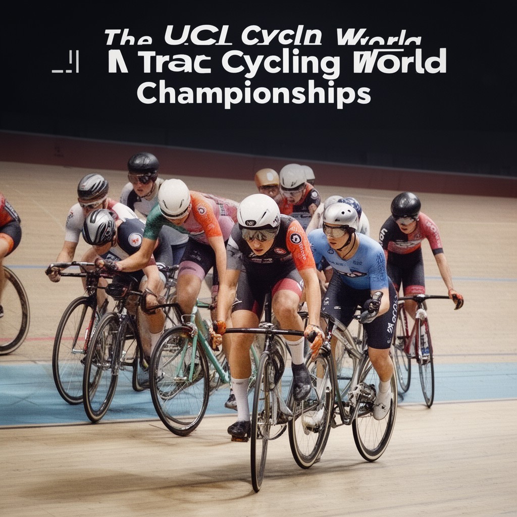 AI-generated illustration of UCI Track Cycling World Championships