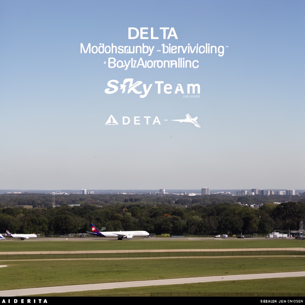 AI-generated illustration of Delta Air Lines