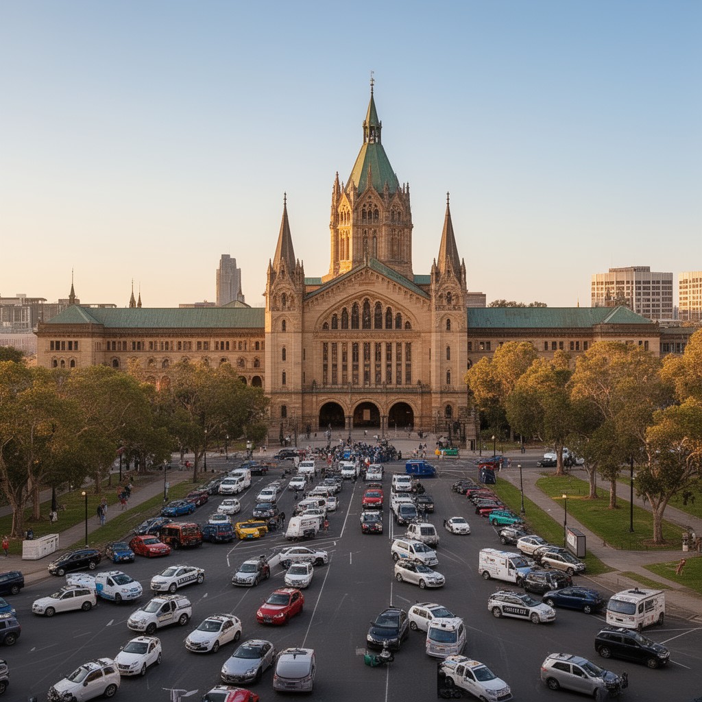 AI-generated illustration of Parliament of Australia