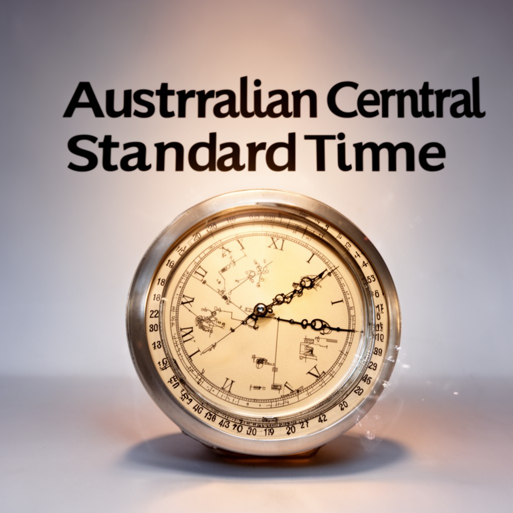AI-generated illustration of Australian Central Standard Time