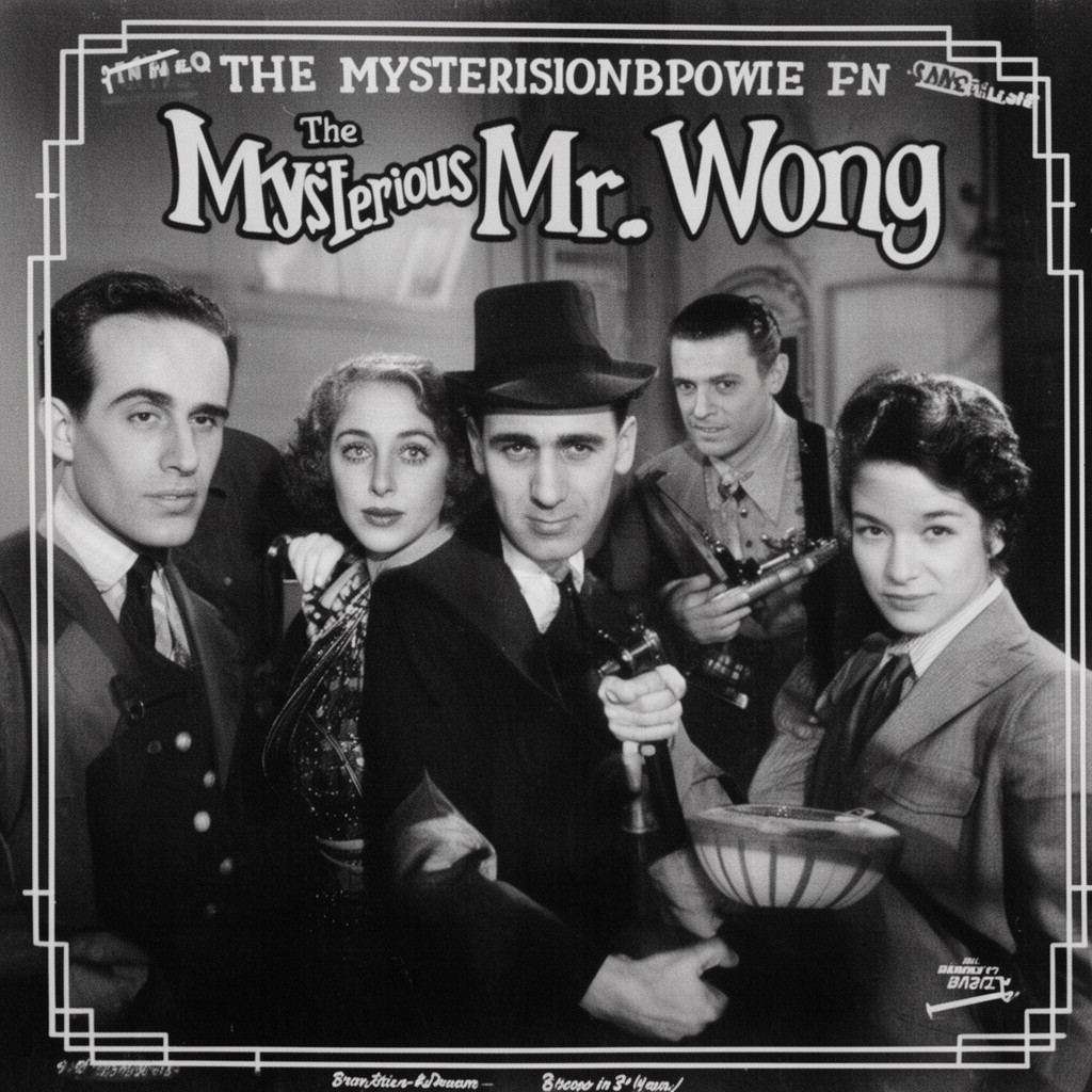 AI-generated illustration of The Mysterious Mr. Wong
