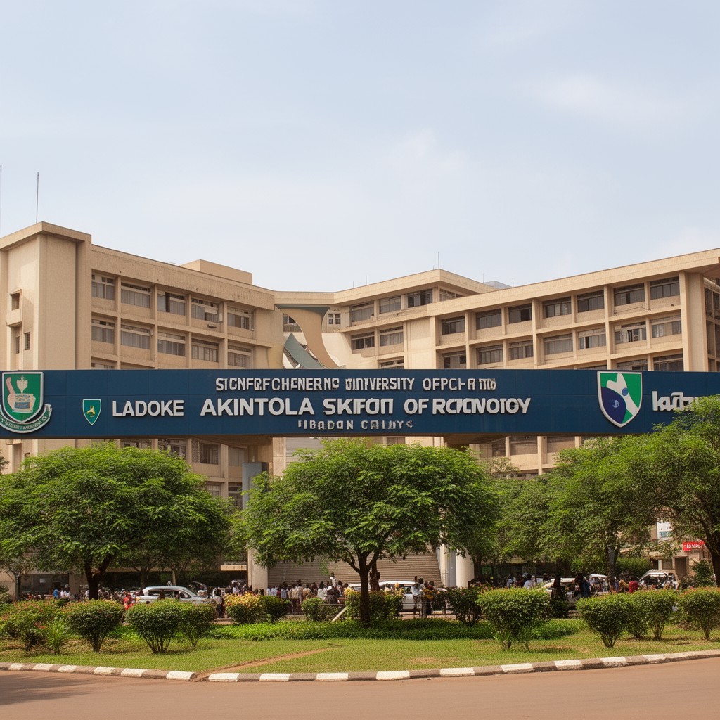 AI-generated illustration of Ladoke Akintola University of Technology (Ibadan campus)