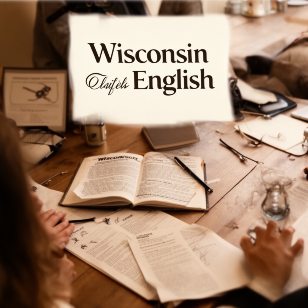 AI-generated illustration of Wisconsin English