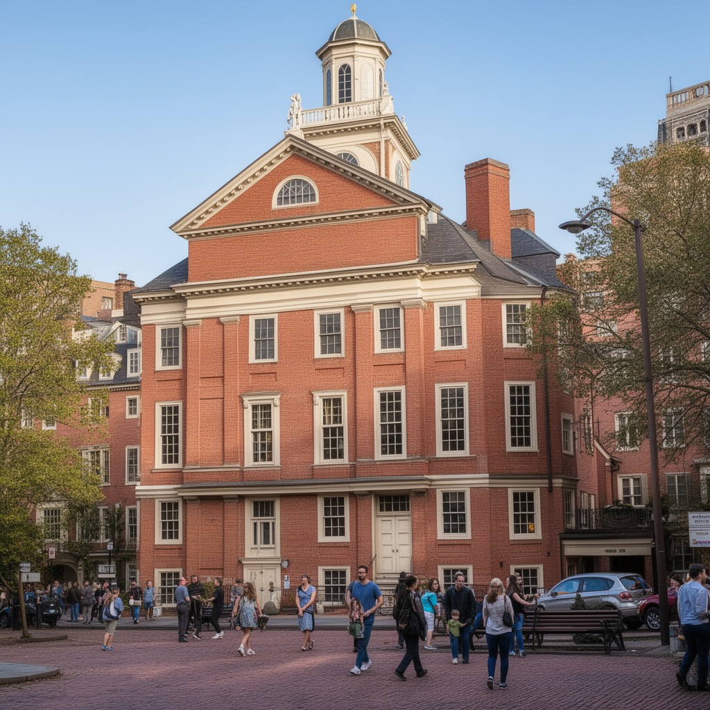 AI-generated illustration of Old State House