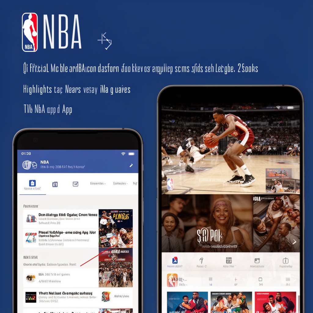 AI-generated illustration of NBA App