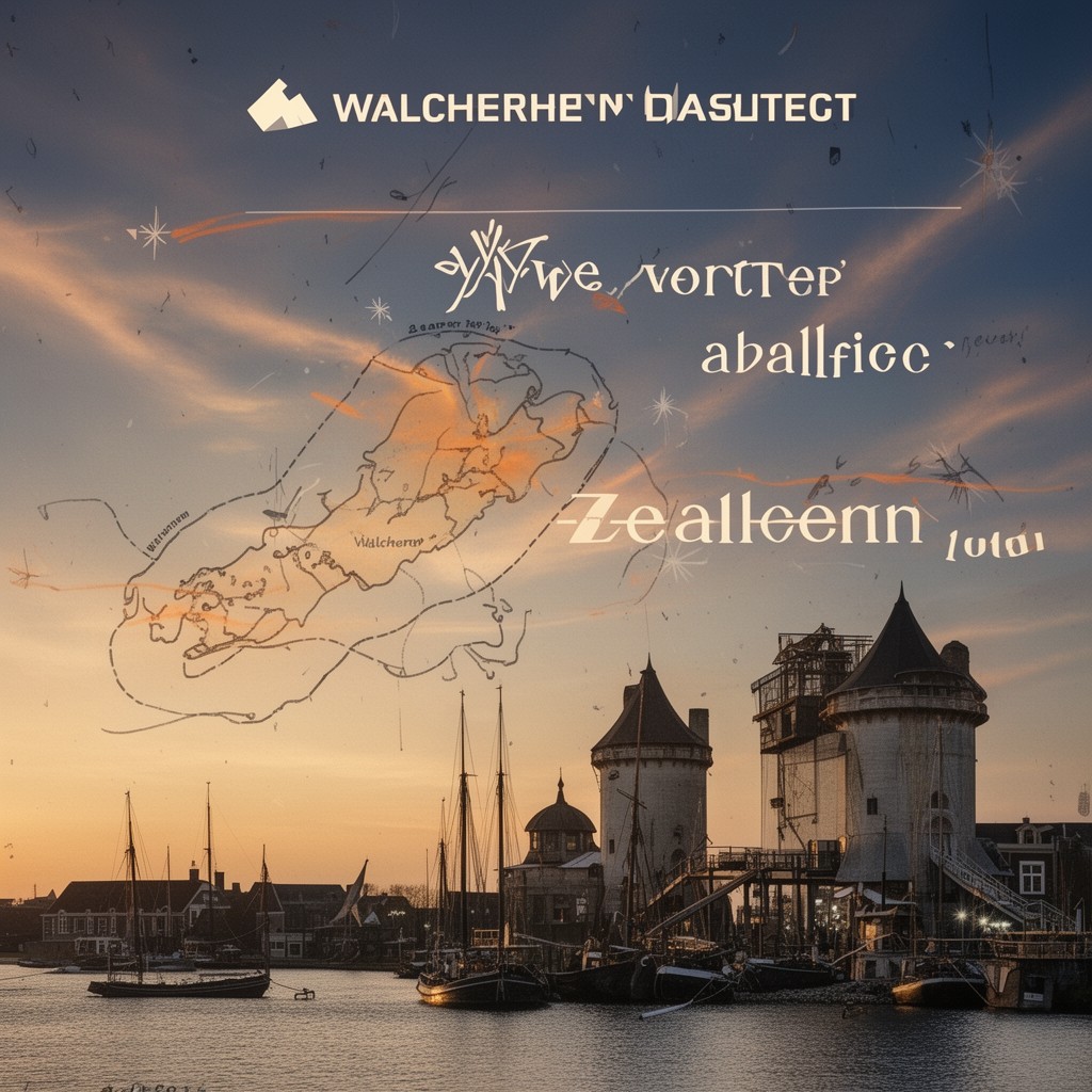 AI-generated illustration of Walcheren dialect