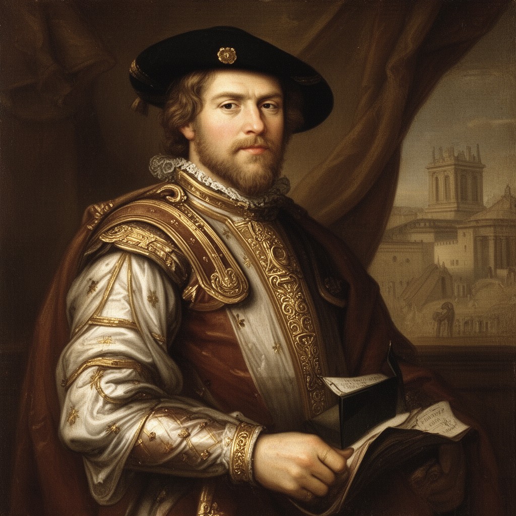 AI-generated illustration of Charles VIII of France