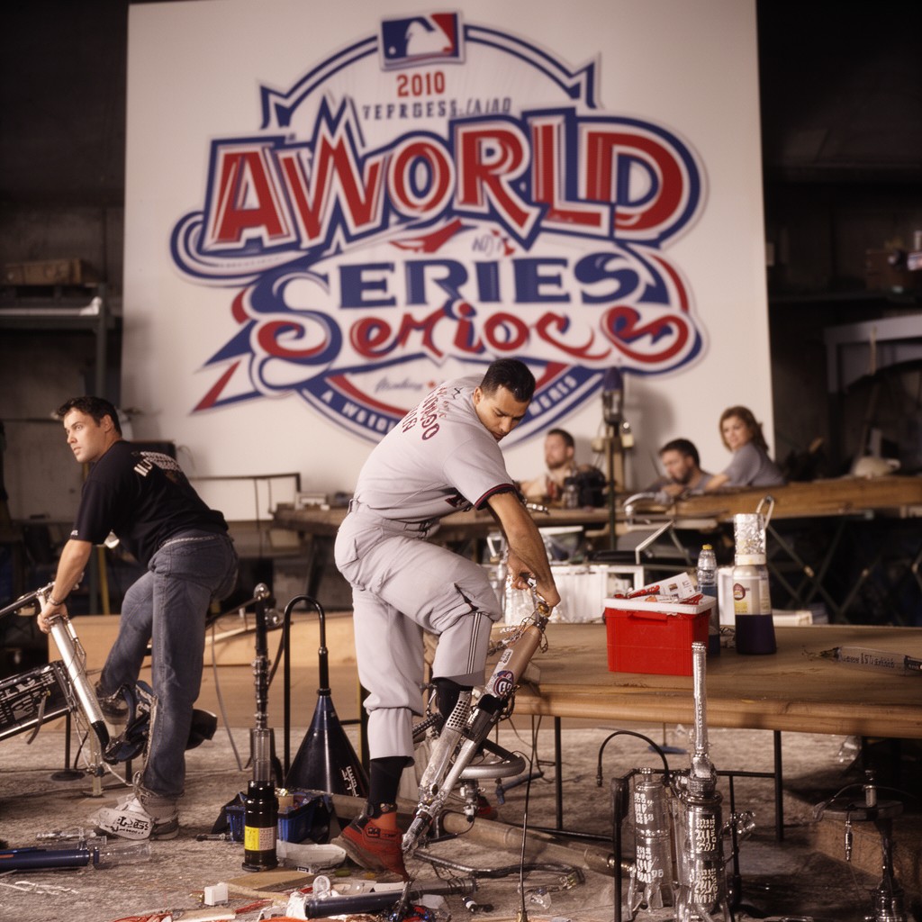 AI-generated illustration of 2010 World Series