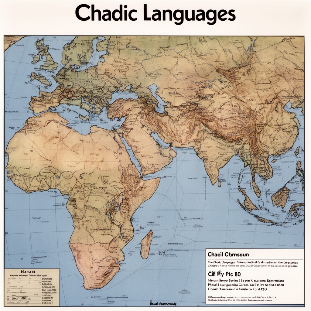 AI-generated illustration of Chadic languages