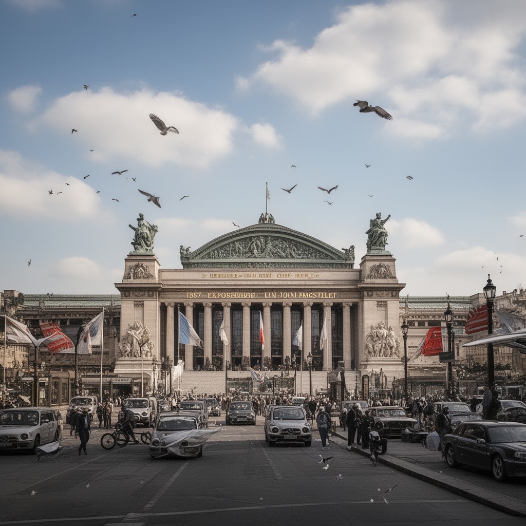 AI-generated illustration of 1867 Exposition Universelle