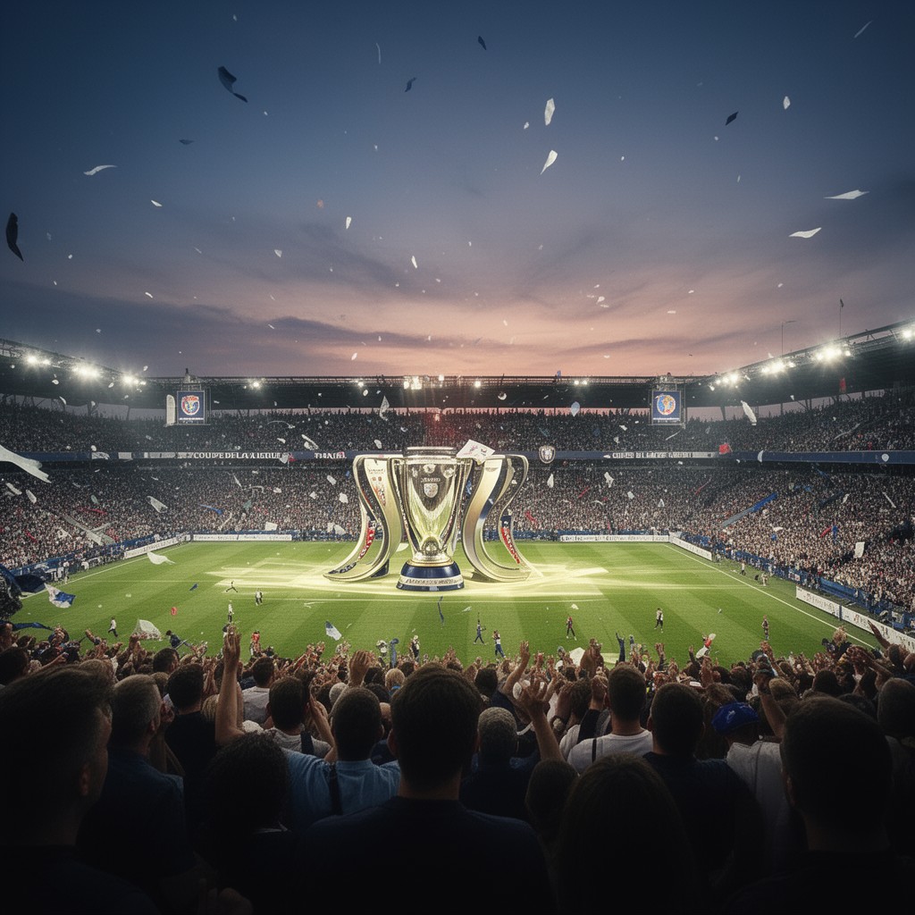 AI-generated illustration of Coupe de la Ligue Final