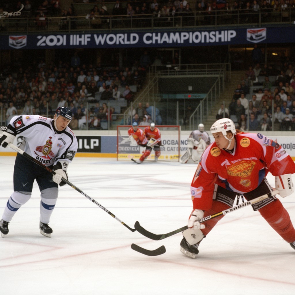 AI-generated illustration of 2001 IIHF World Championship