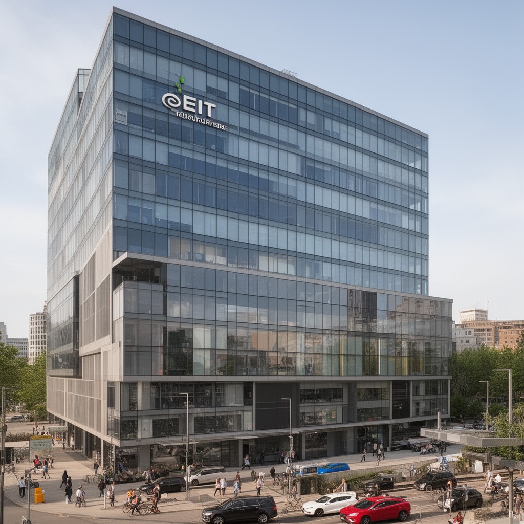 AI-generated illustration of EIT Headquarters
