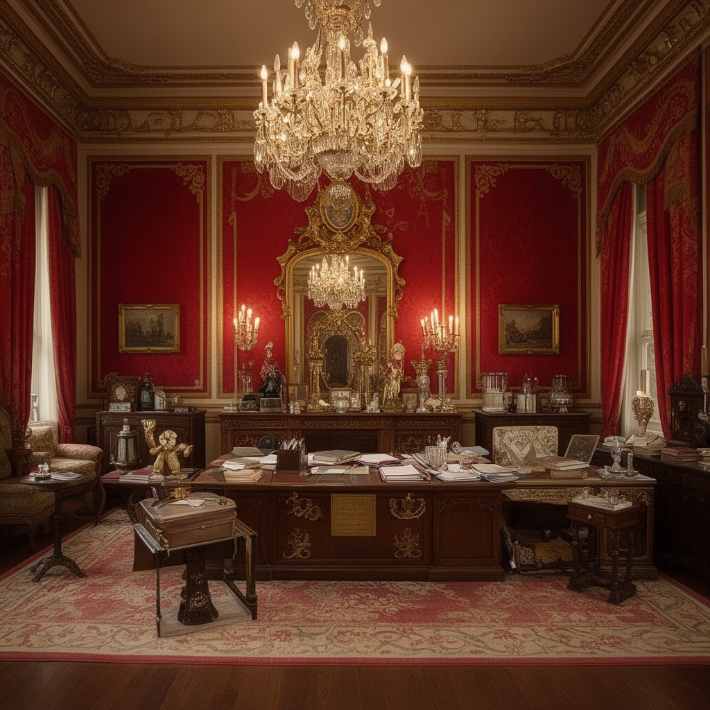 AI-generated illustration of Lord Steward’s Office