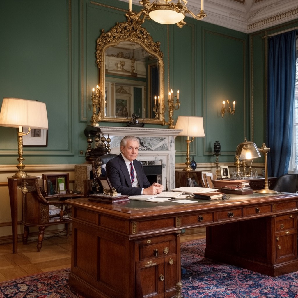 AI-generated illustration of Private Secretary’s Office