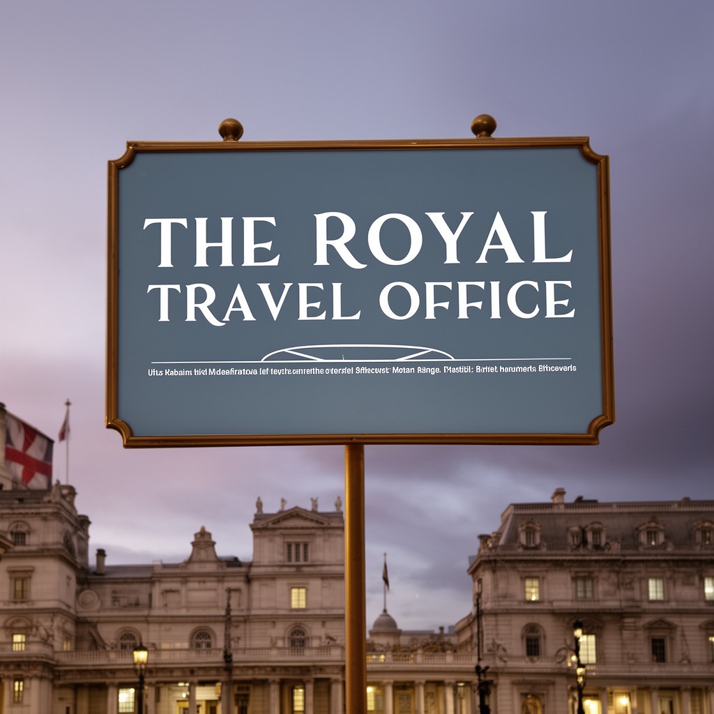 AI-generated illustration of Royal Travel Office