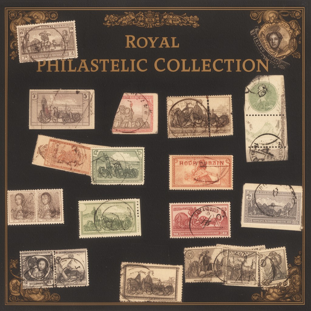 AI-generated illustration of Royal Philatelic Collection