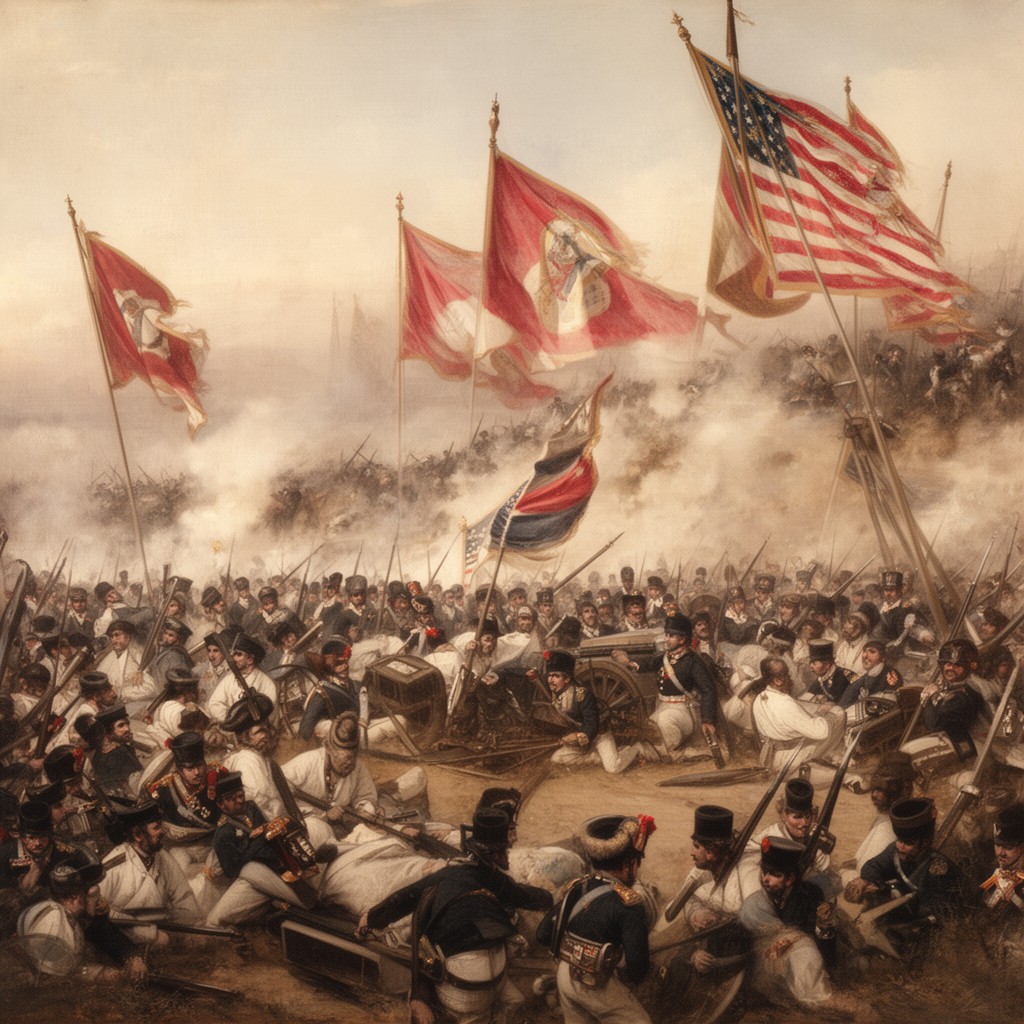 AI-generated illustration of Patriotic War of 1812