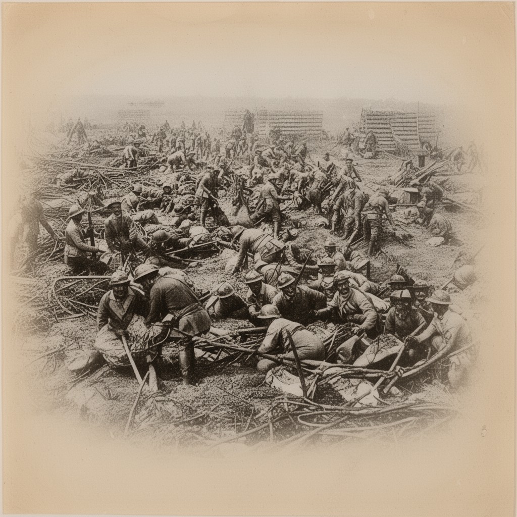 AI-generated illustration of Brusilov Offensive
