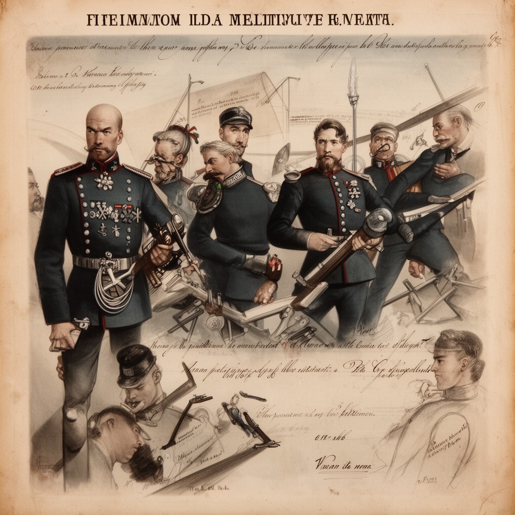 AI-generated illustration of Prussian military reforms
