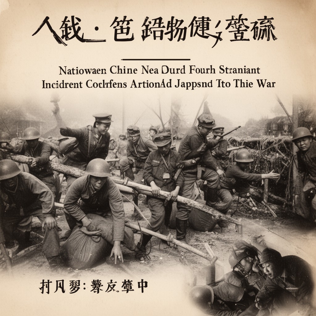 AI-generated illustration of New Fourth Army Incident